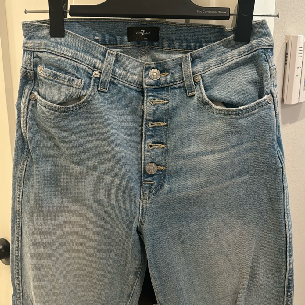 7 of All Mankind light denim jean